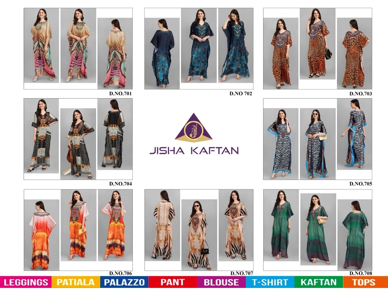 Jelite Kaftan E Nazakat 7 Casual Daily Wear Wholesale Kaftan Collection